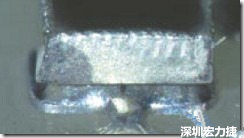 不沾錫，空焊不沾錫