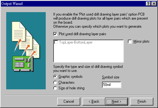 輸出文件精靈再詢問(wèn)是否要建立鉆孔文件，以及導(dǎo)孔文件？